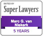 Marc van Niekerk Super Lawyer Badge